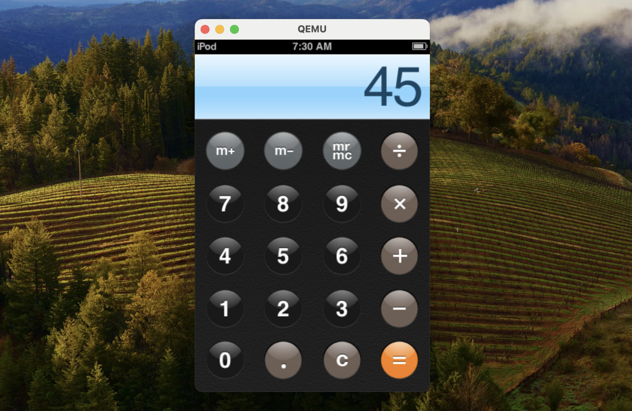 QEMUiOS 古き良きiOSデバイスのエミュレーター ソフトアンテナ