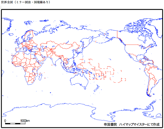 帝国書院のサイトで白地図のデータがダウンロード可能 ソフトアンテナ