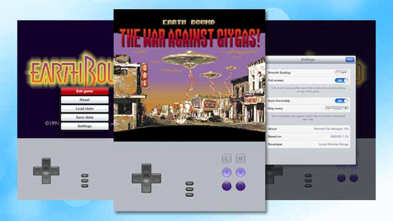 Snesエミュレーターが動くiphoneアプリ Remote File Manager ソフトアンテナ