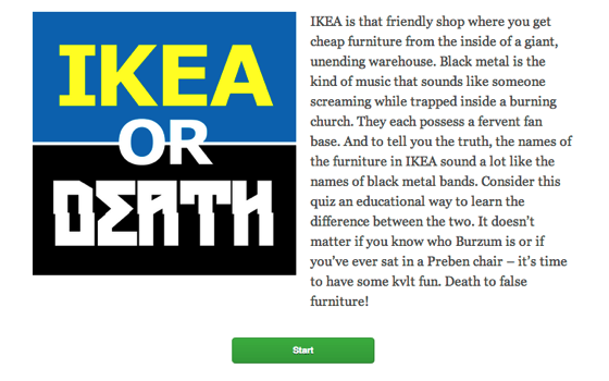 IKEA or Death