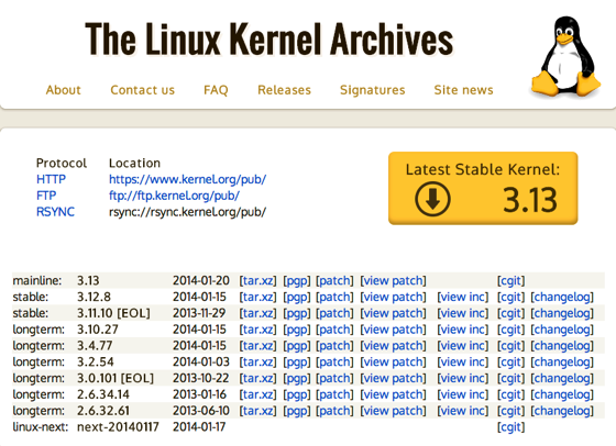 The Linux Kernel Archives