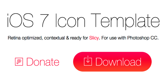 IOS 7 Icon Template