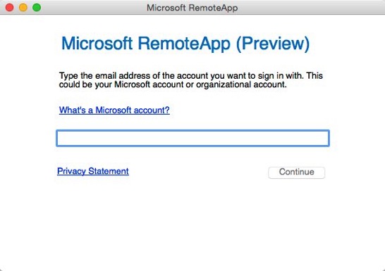 Microsoft RemoteApp