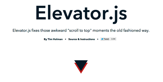 Elevator js