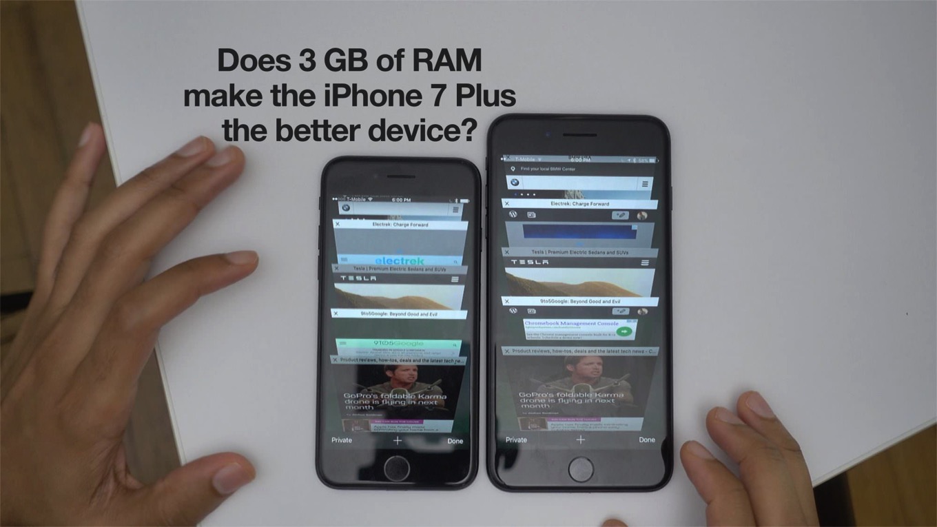 Iphone7 ram test