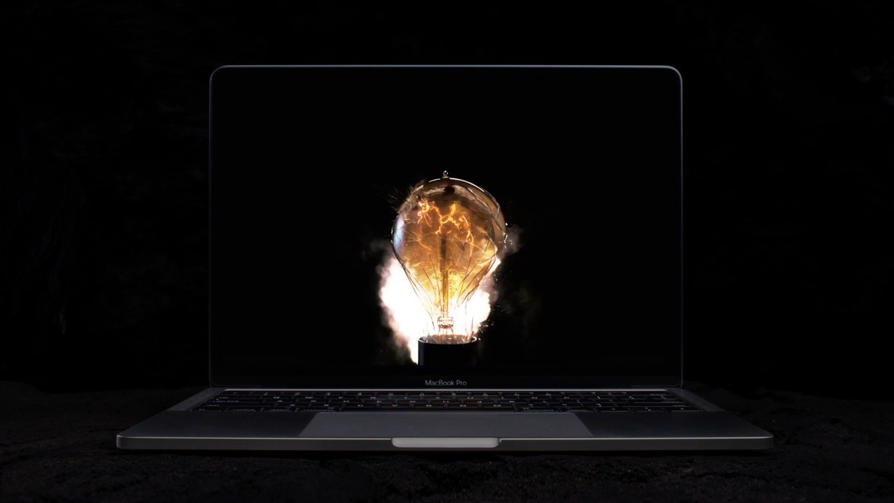 Apple macbook ad bulbs
