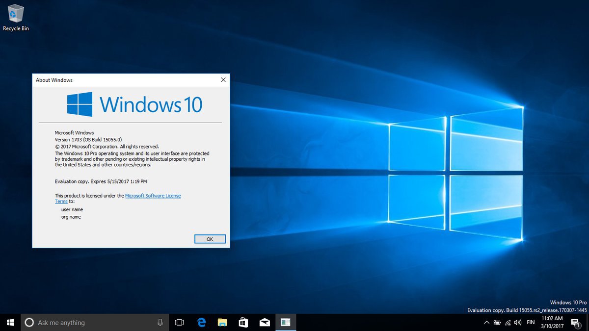 Microsoft confirms version 1703 for windows 10 creators update rtm 513801 2