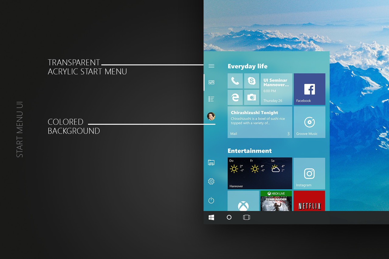 Windows 10 gets major redesign in one windows for all devices concept 515213 3