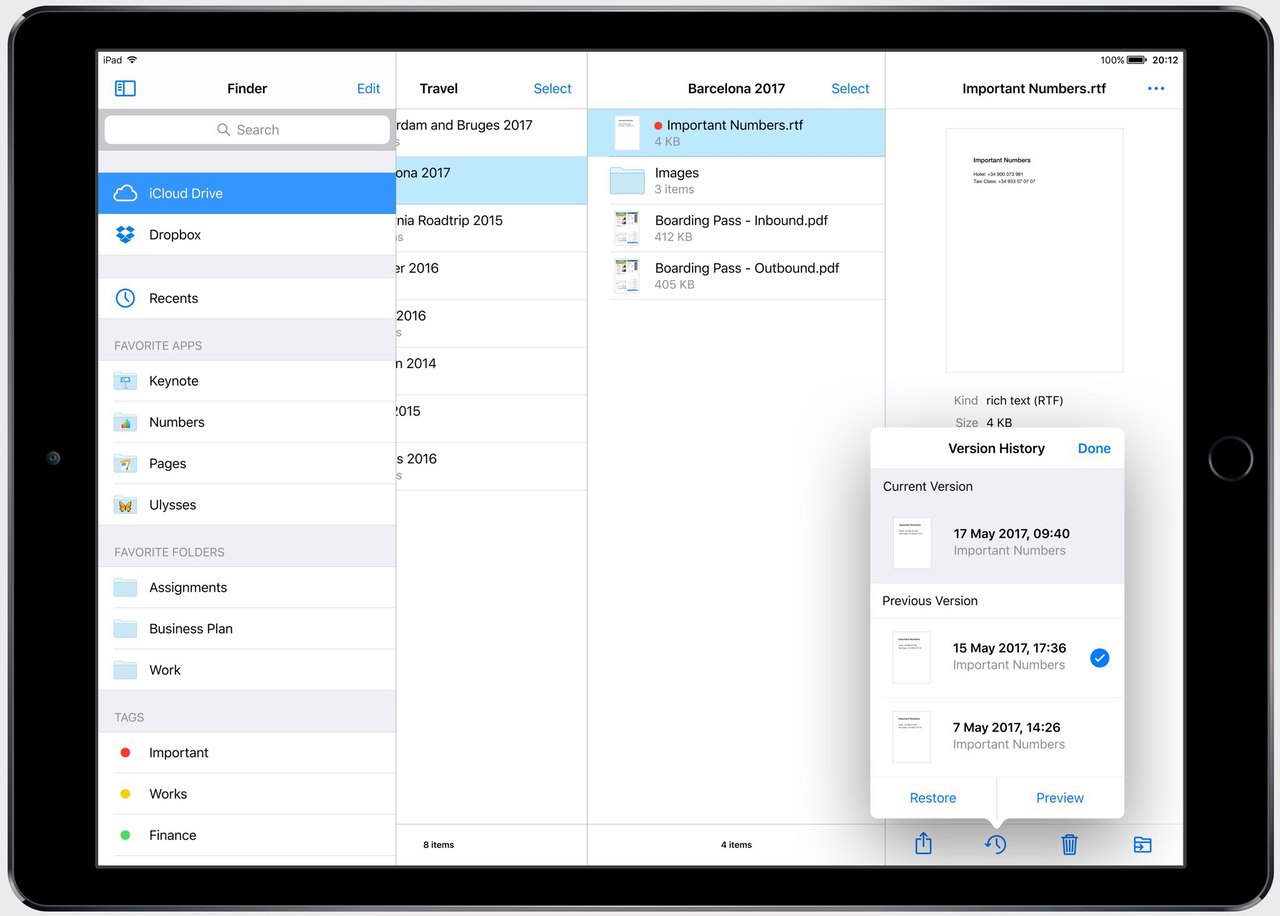 IOS 11 concept iPad Finder 002