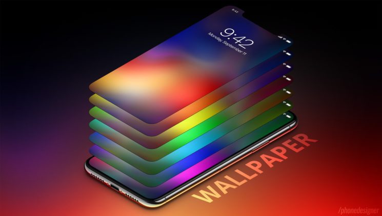 IPhone X wallpapers by PhoneDesigner splash 745x422