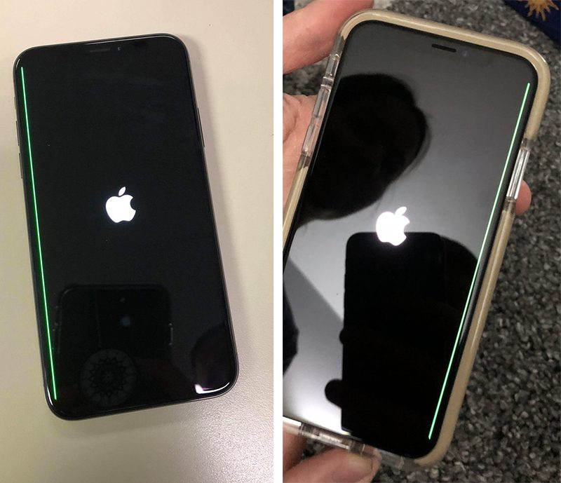 Iphone x green lines 800x689