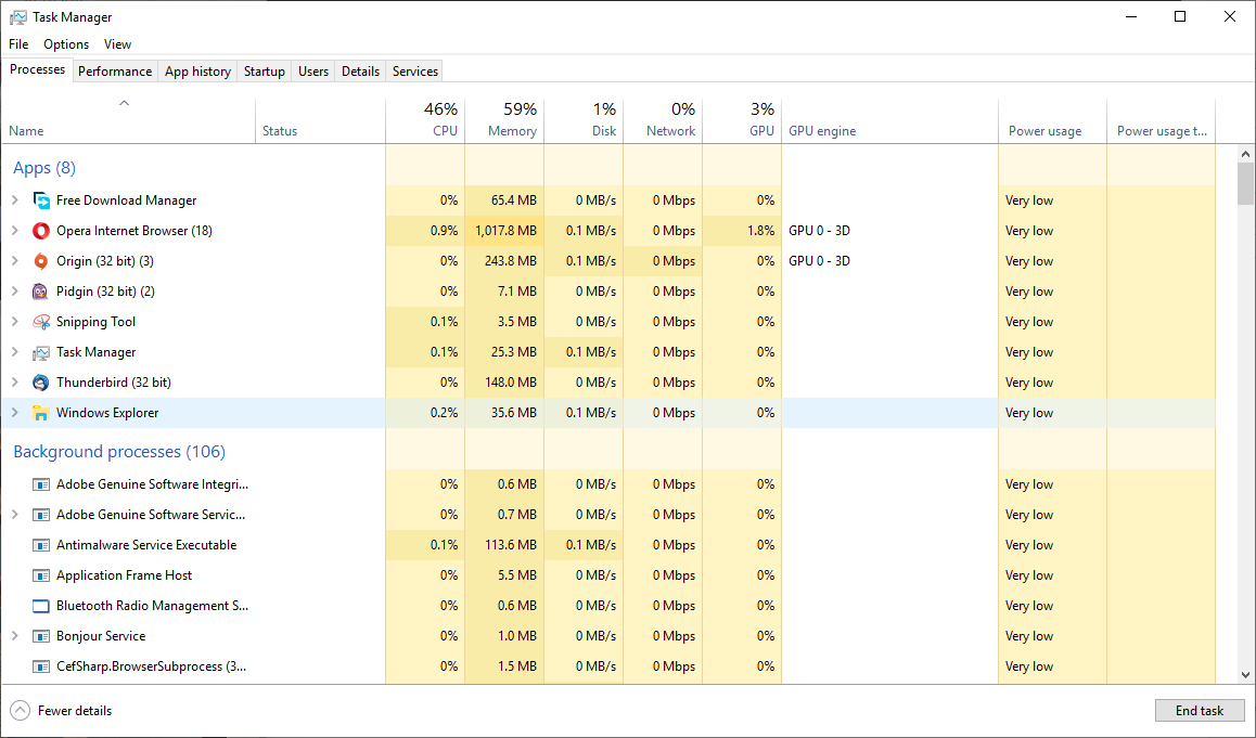 Windows 10 version 1809 comes with at least two known task manager bugs 523051 2