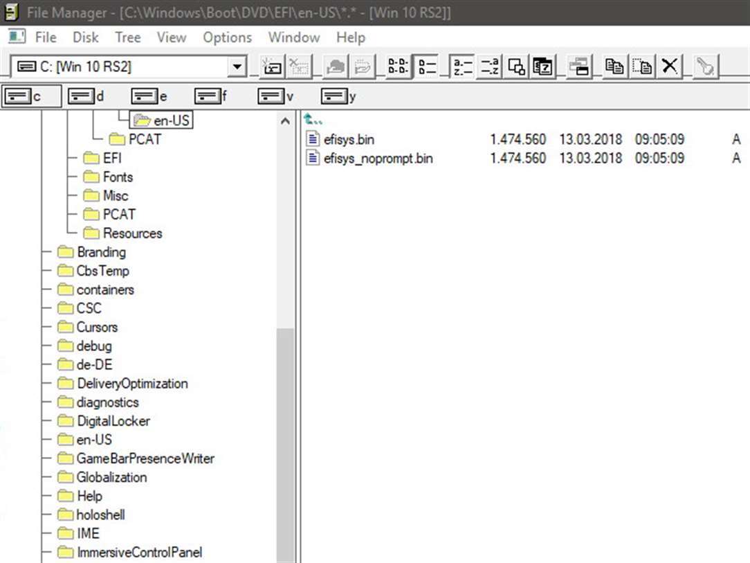 Windows file manager