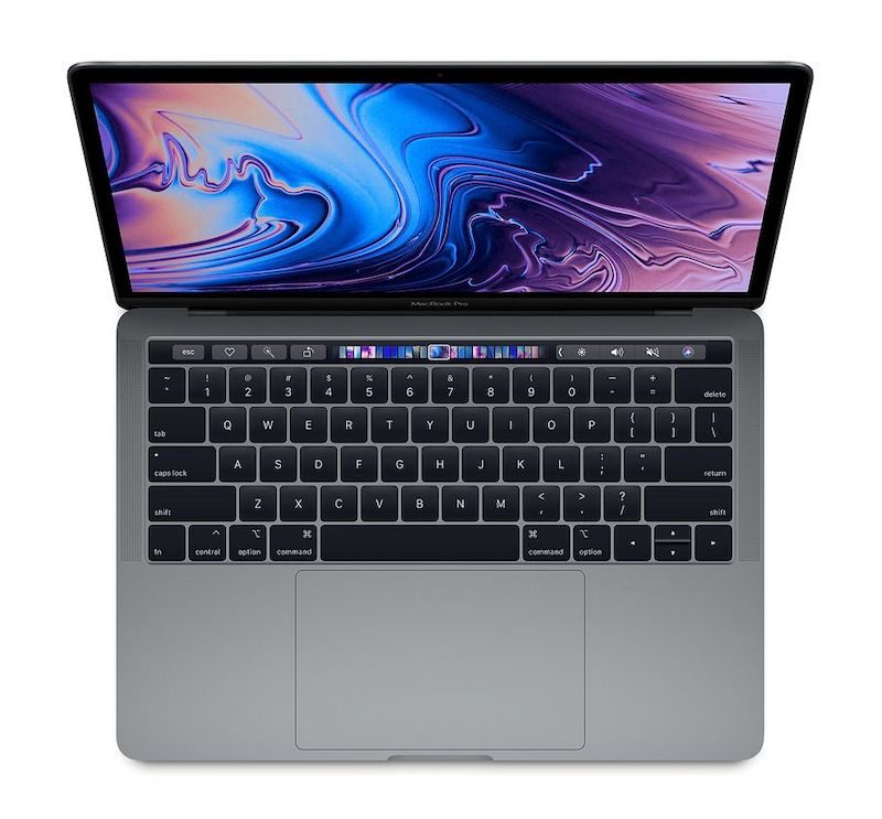 Base 13 inch macbook pro touch bar 2019 800x743