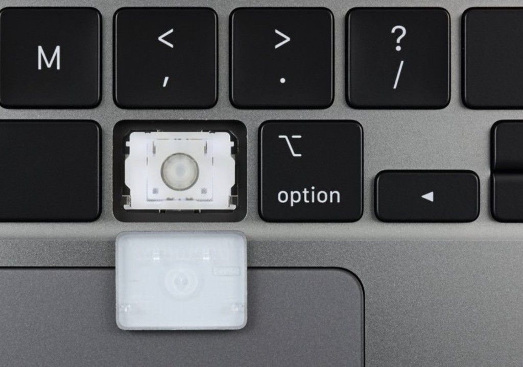 16 inch macbook pro ifixit teardown keyboard