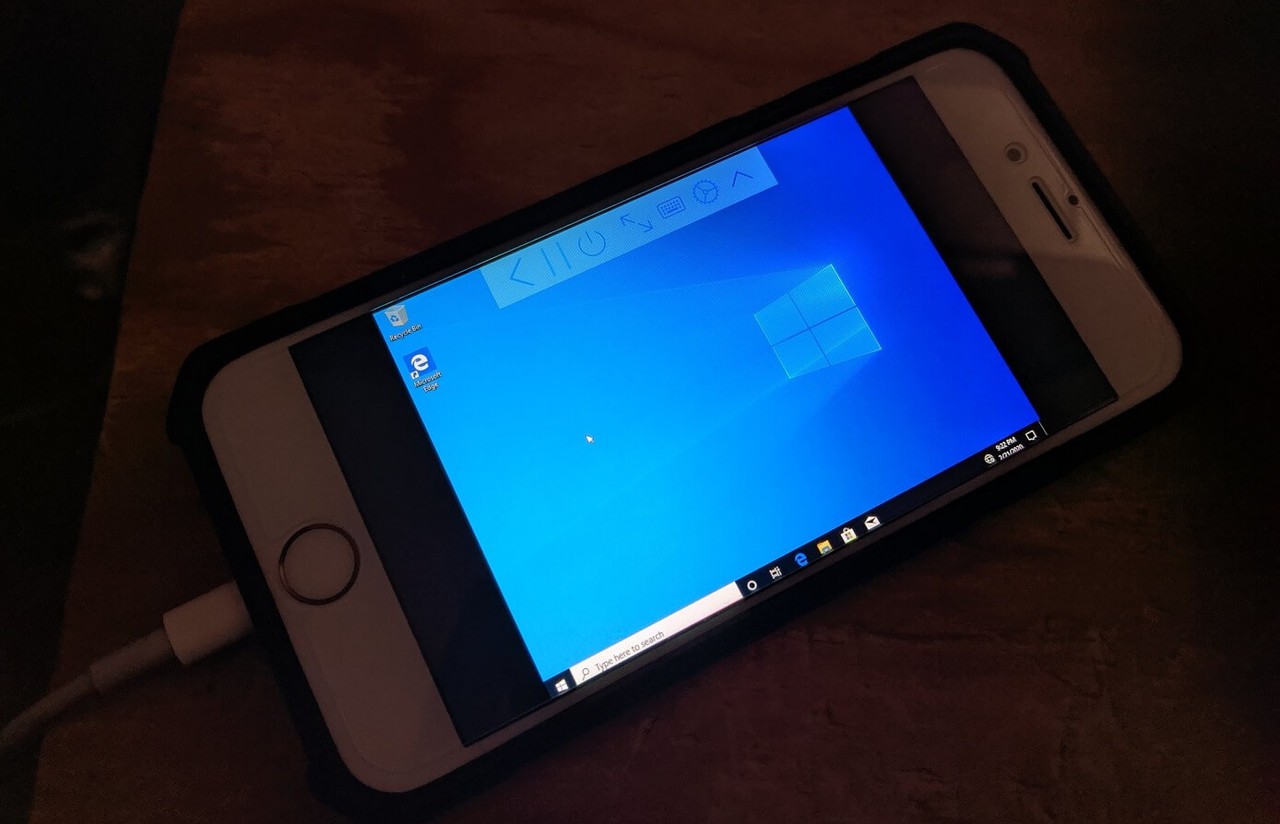 Windows 10 on iPhone