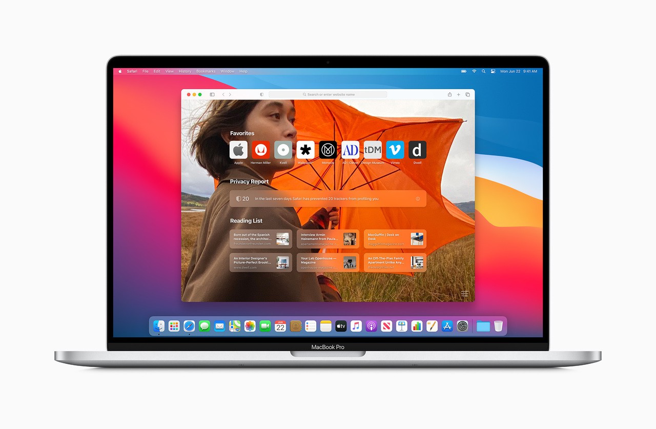 Apple macos bigsur customizedsafari startpage 06222020