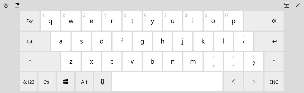 Updated keyboard
