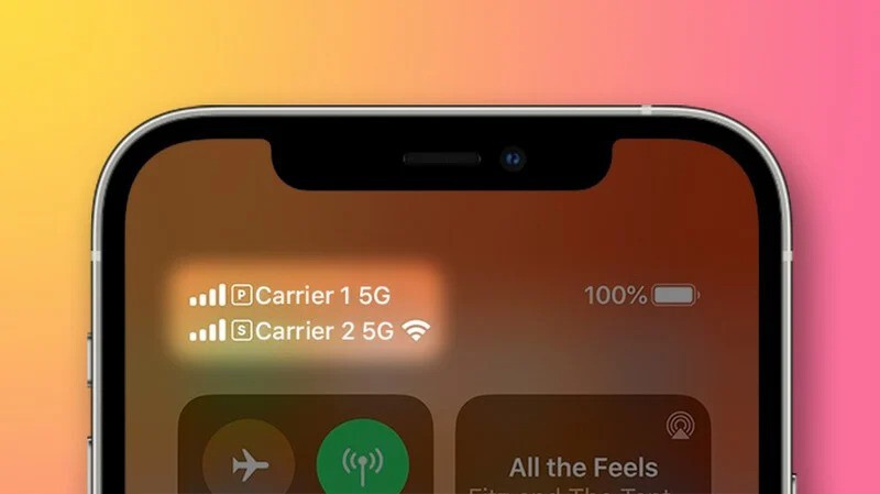 IPhone 12 5G Dual Carrier Feature orange