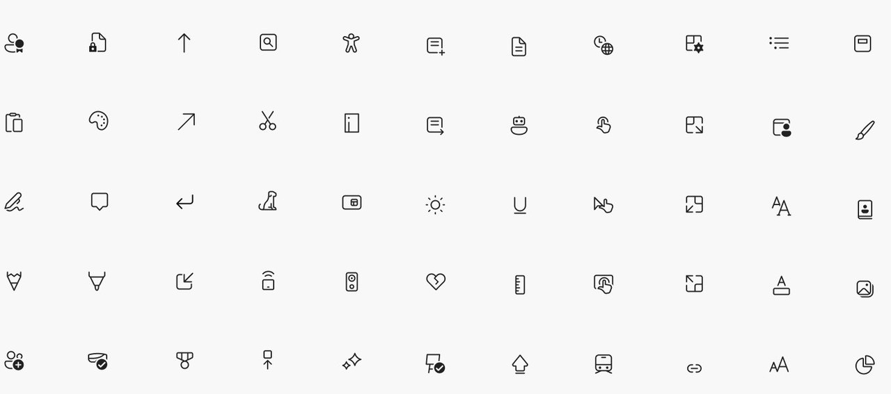 Fluent Design icons