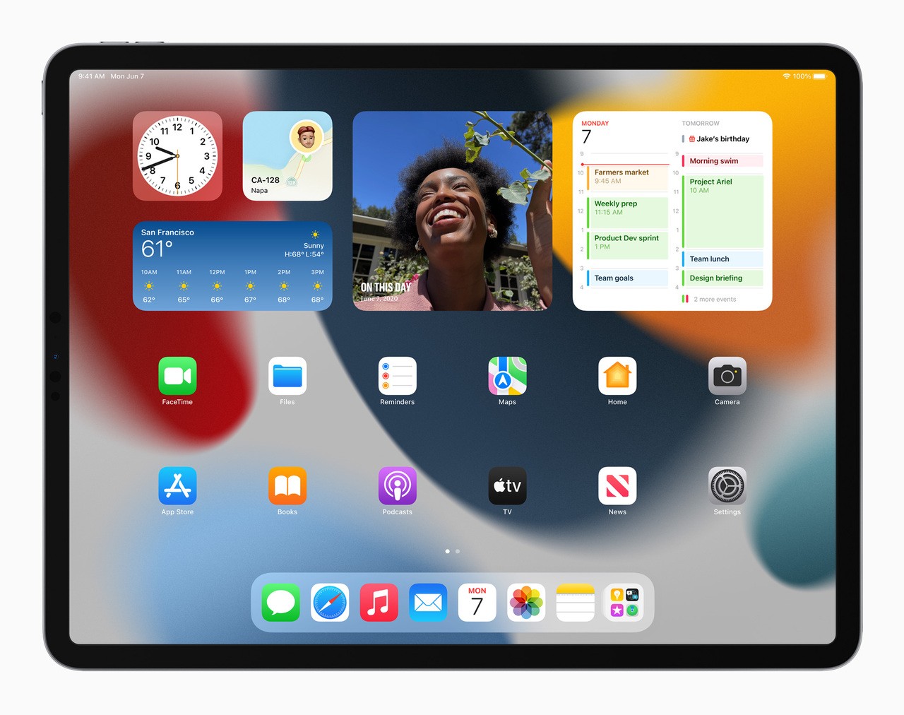 Apple iPadPro iPadOS15 springboard widgets 060721