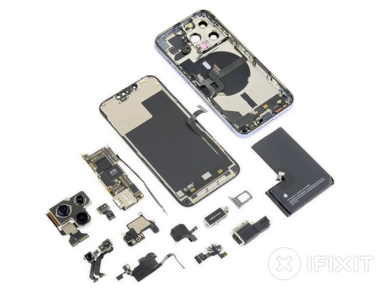 Ifixit iphone 13 pro disassembled