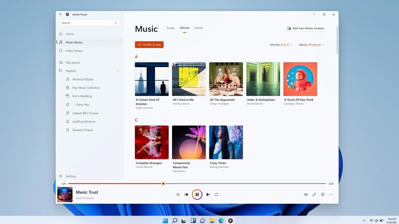 Windows 11 Media Player