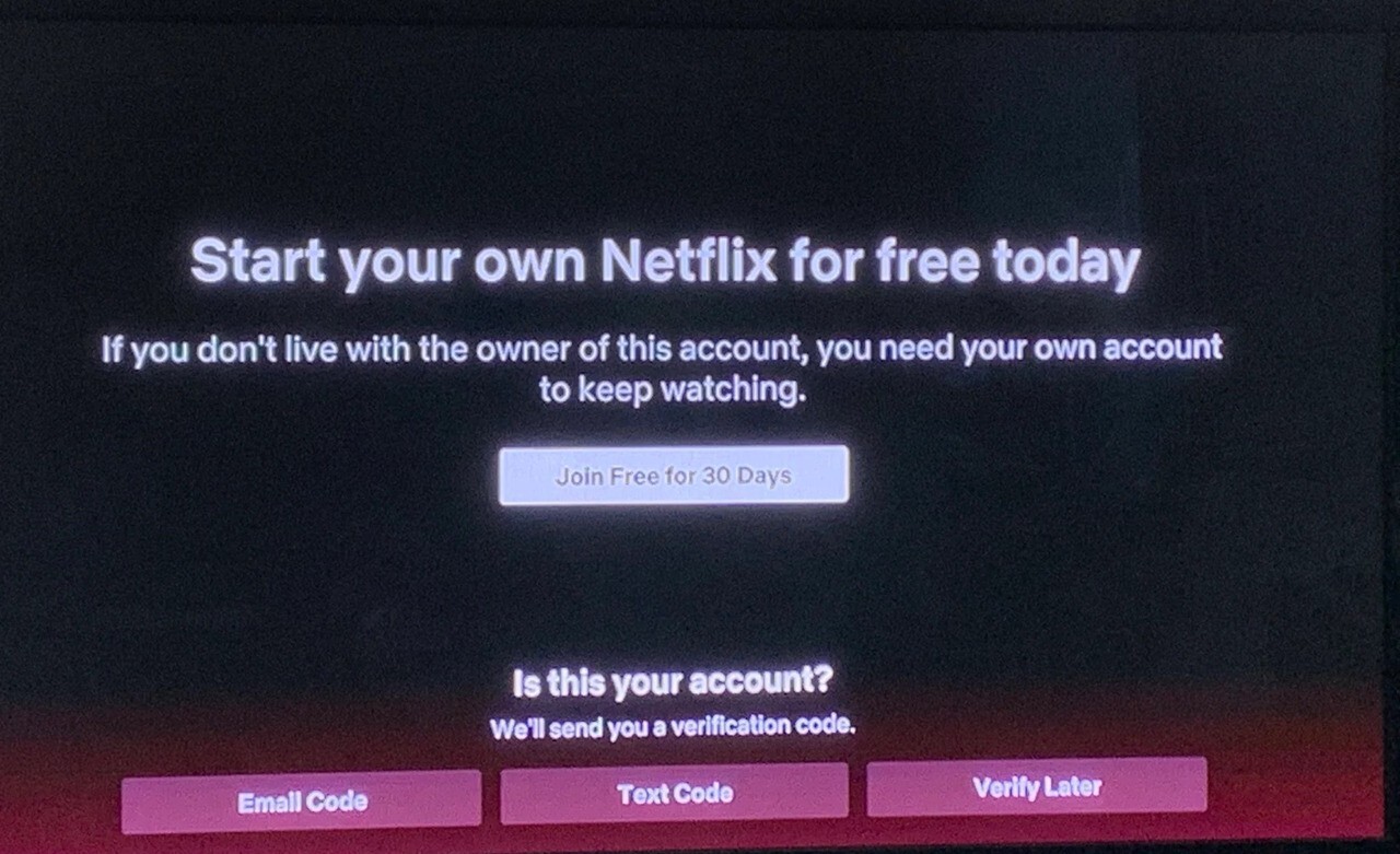 Netflix purge