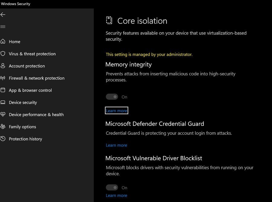 Microsoft defender new feature