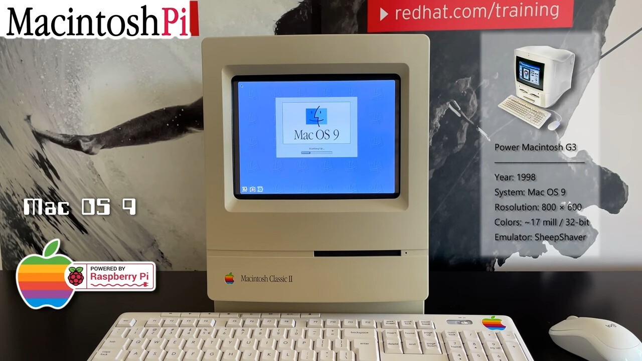 MacintoshPi  Mac OS 7 8 9 + Commodore for Raspberry Pi 0 4 screenshot