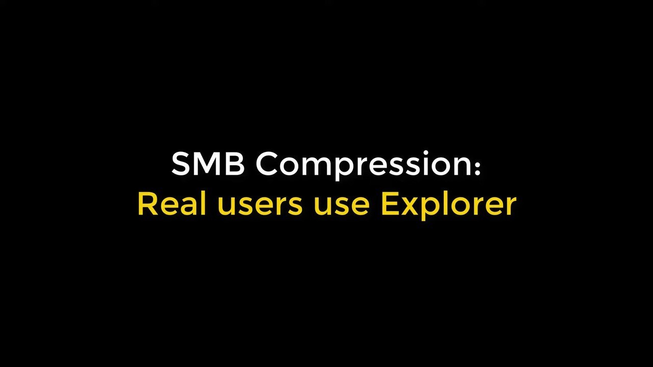 SMB compression deployment and usage 2 15 screenshot