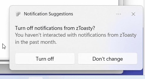 Notif opt out