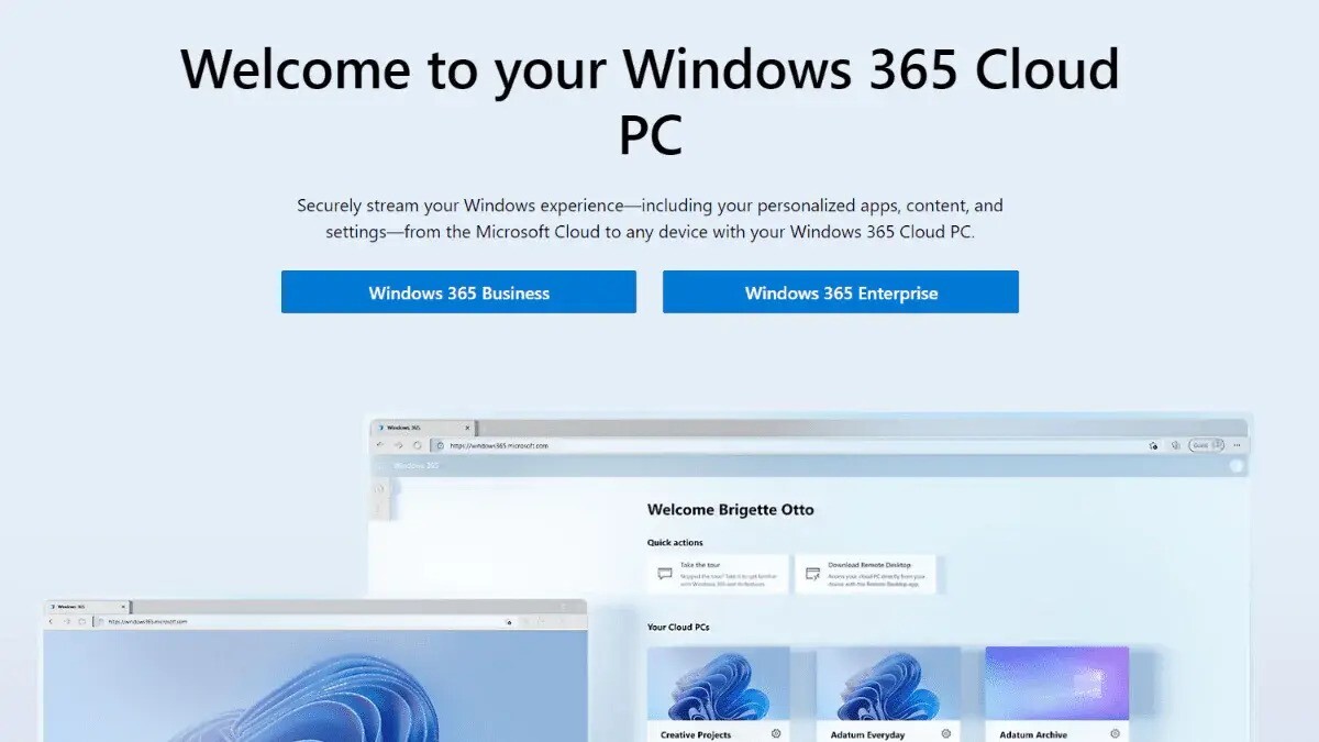 Windows 11 cloud pc