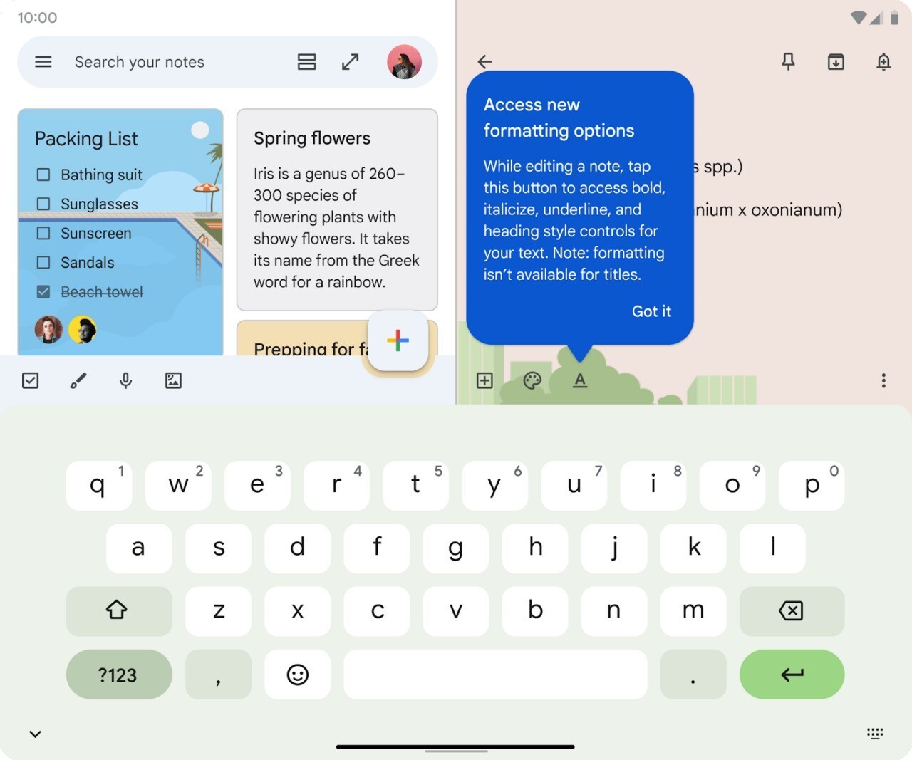 Enhance your Google Keep notes on Android with rich text formatting