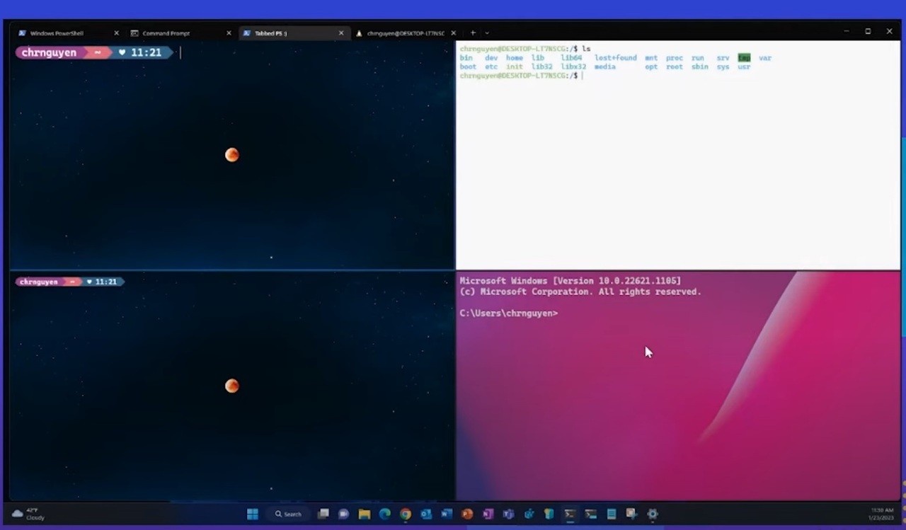 Windows Terminal on Windows 11