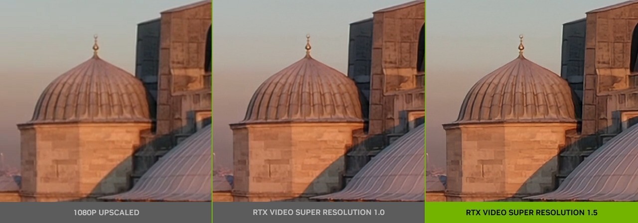 Rtx video super resolution v1 5 quality comparison