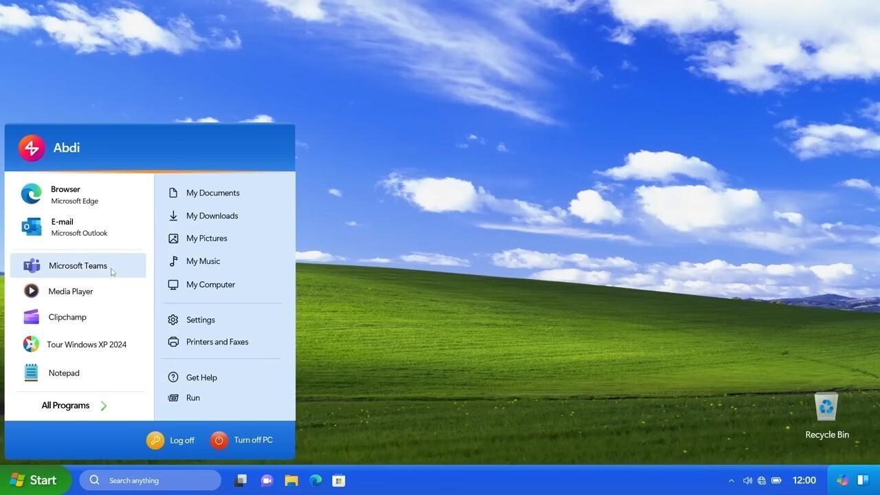 Windows XP 2024 4 20 screenshot