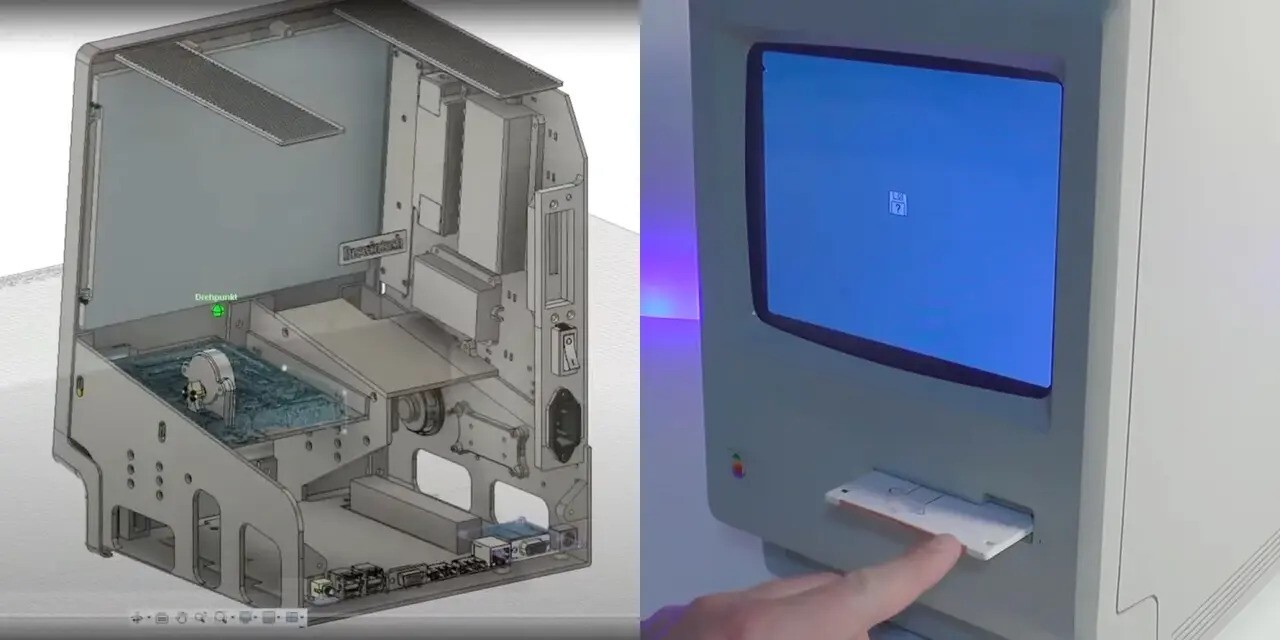 3D printed Macintosh Plus