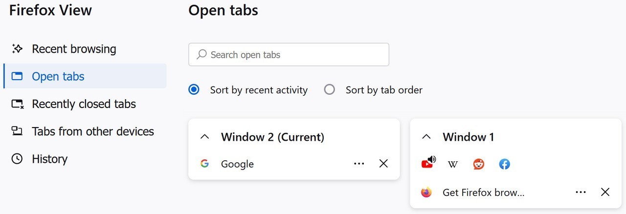 125 fxview pinned tabs
