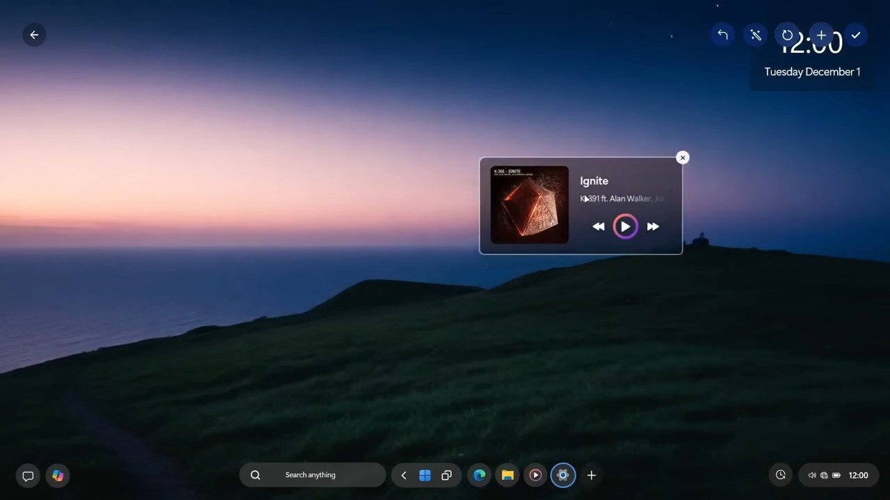 New Windows 13 3 55 screenshot