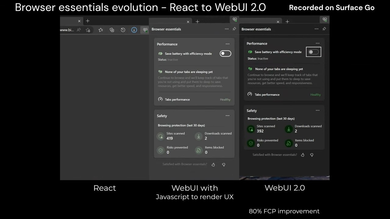 React to WebUI 2 0 0 11 screenshot