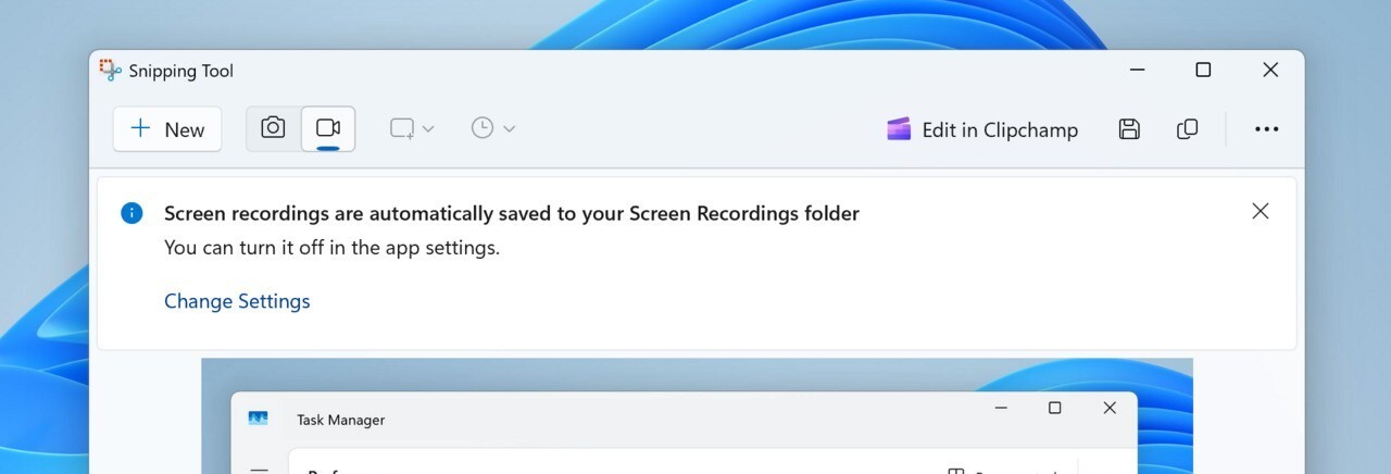 Screen recordings auto save