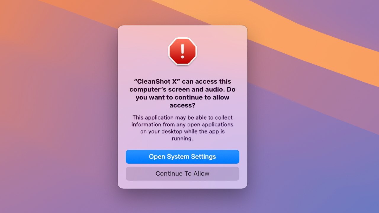 Apple macOS Sequoia SCreen REcording Permission Prompt Reminder