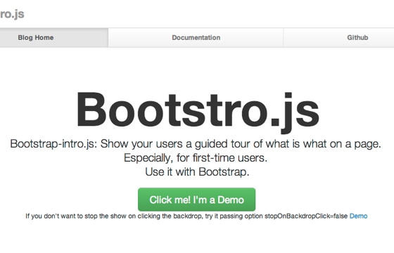 Bootstro js