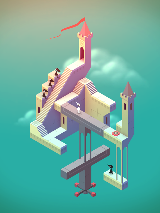 エッシャーの騙し絵的世界を探索する幻想的なゲーム Monument Valley ソフトアンテナブログ