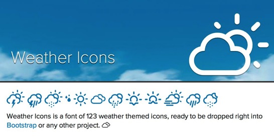 Bootstrapにピッタリ 123個のお天気アイコンフォント Weather Icons ソフトアンテナブログ