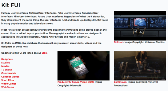 Sf好きは必見 近未来uiに関するリンク集 Kit Fui ソフトアンテナブログ