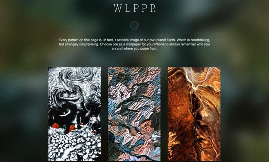 Wlppr 息を呑むほど美しい 衛星画像から作られたiphone用壁紙サイト ソフトアンテナ