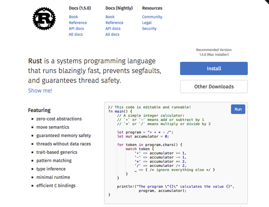 Rust 1 5 がリリース Cargo Install によりパッケージの導入が簡単化される ソフトアンテナブログ