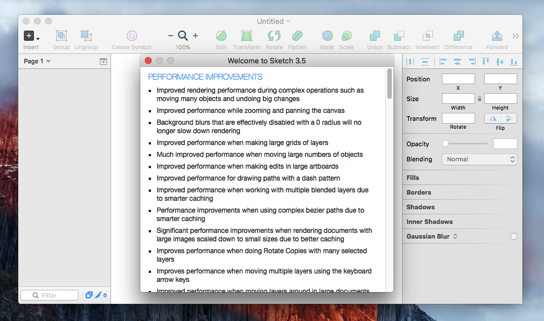 Sketch 3 5 がリリース Mac App Storeを撤退後の初めての更新 ソフトアンテナブログ